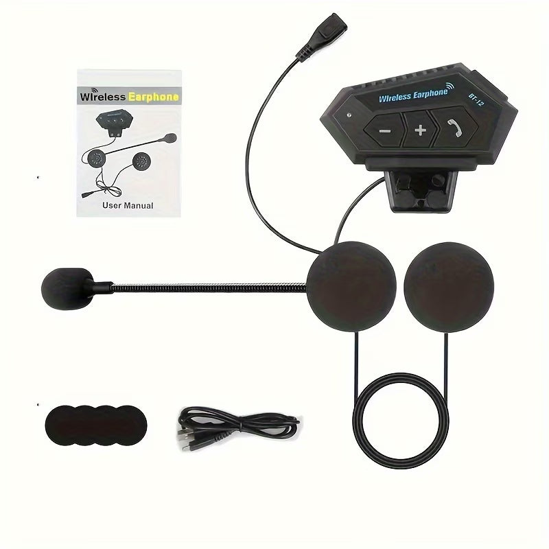 Wireless Motorcycle Helmet Earphone Headset