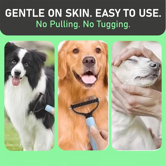 🔥Dual-Sided Pet Grooming Comb for Dogs & Cats