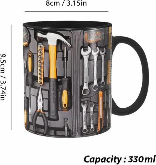 🏆Toolbox Mug - A gift for him, husband, mechanic, and father.🎁