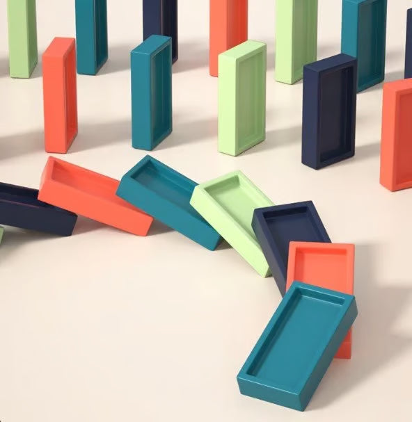 🔥 डोमिनोज स्वचालित डोमिनो ट्रेन शैक्षिक खेलौना