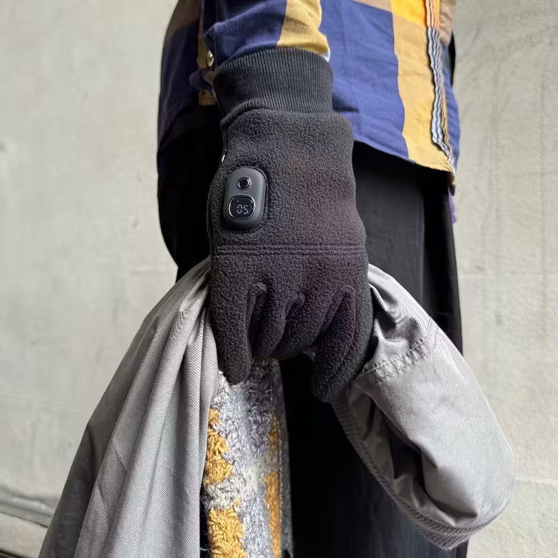 मोटो कार्य पञ्जा, भित्री ब्याट्री तातो प्रणालीसहितका बिजुली तातिने पञ्जा — हात तातो राख्नका लागि।