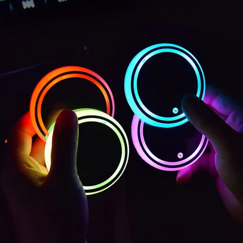 LED Car Cup Holder Lights