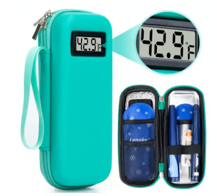 🌡️Insulin Cooler Travel Case with Temperature Display 💊❄️