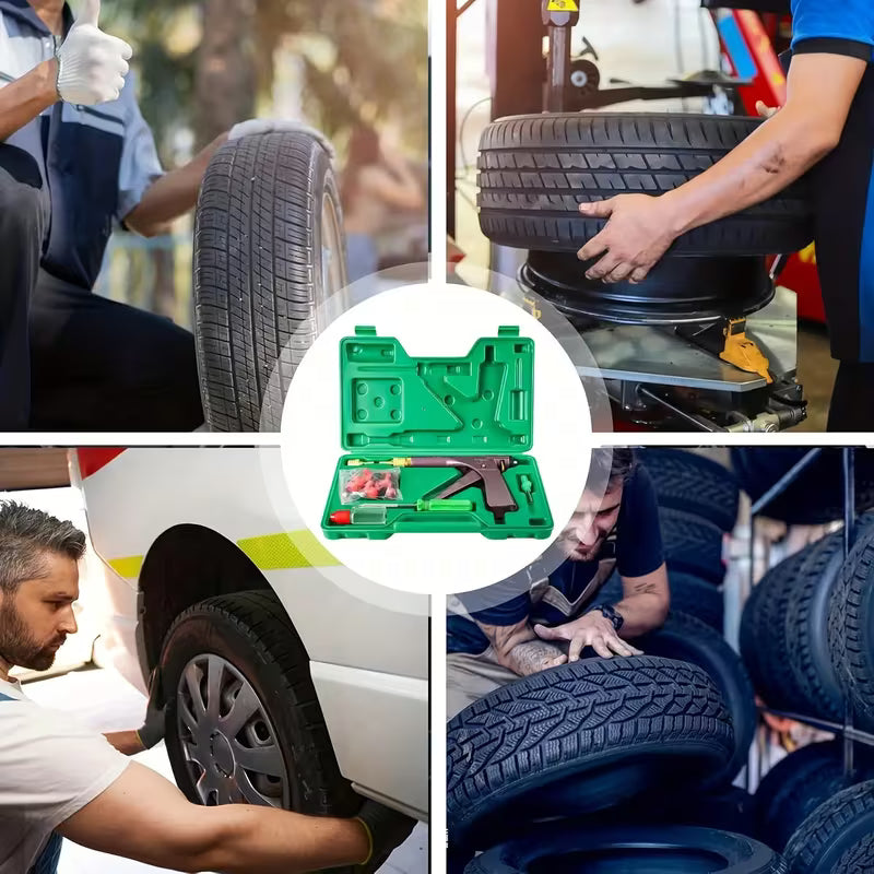 Car Tubeless Tire & Wheel Repair Gun Kit