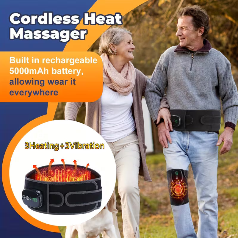 Portable USB Charged Heating Waist Massage