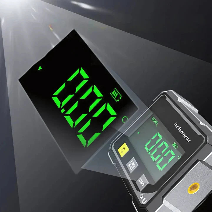 Globetrek° DigitalInclinometer: Digital Magnetisk Sider Laser Inklinometer