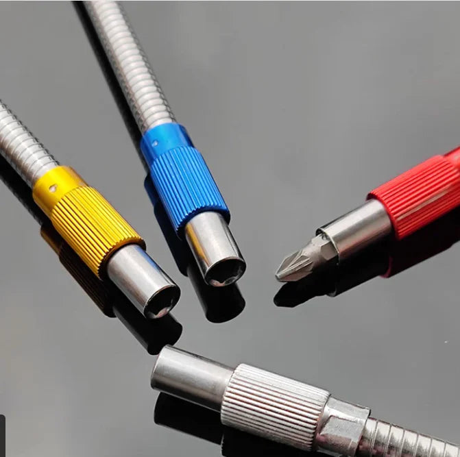 Hexagonal Shank Metal Flex Universal Extension Bit Holder