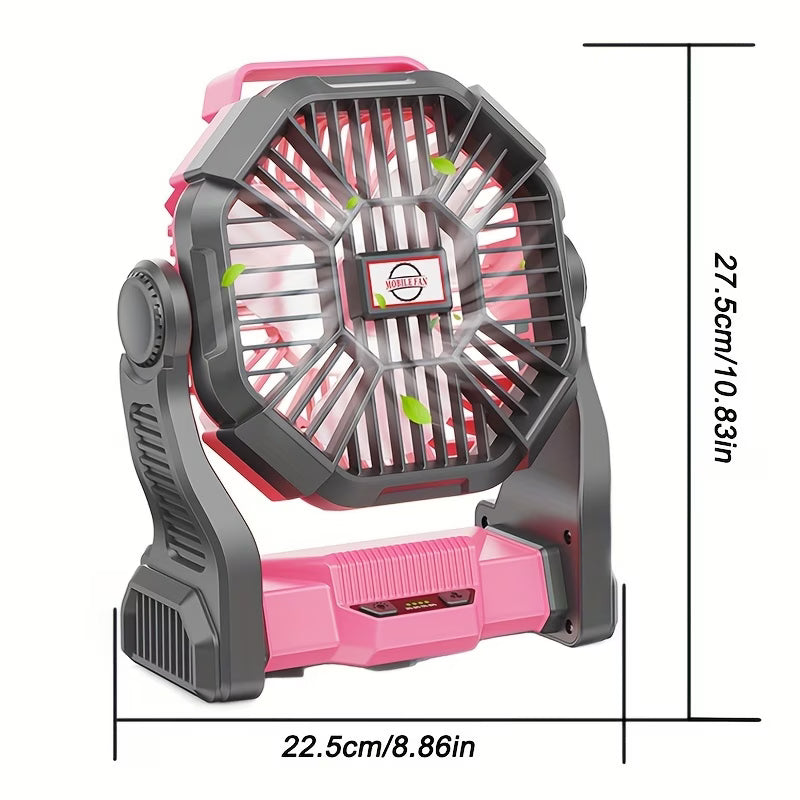 Charging+lighting+fan Three In One Electric Fan