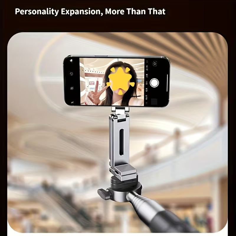 Portable Magnetic Phone Holder with 360° Rotation & Foldable Design