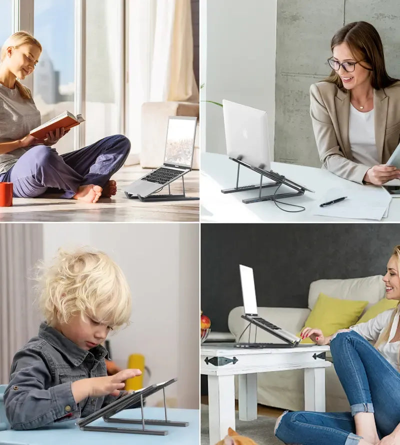 Mukiya 8 in 1 USB C Laptop Docking Station Stand with 4K HDMI