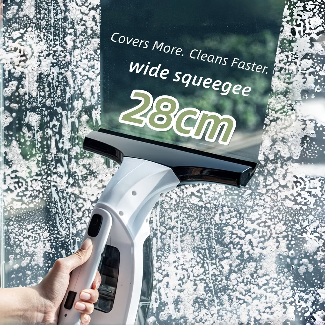 Window Vacuum Squeegee Cordless