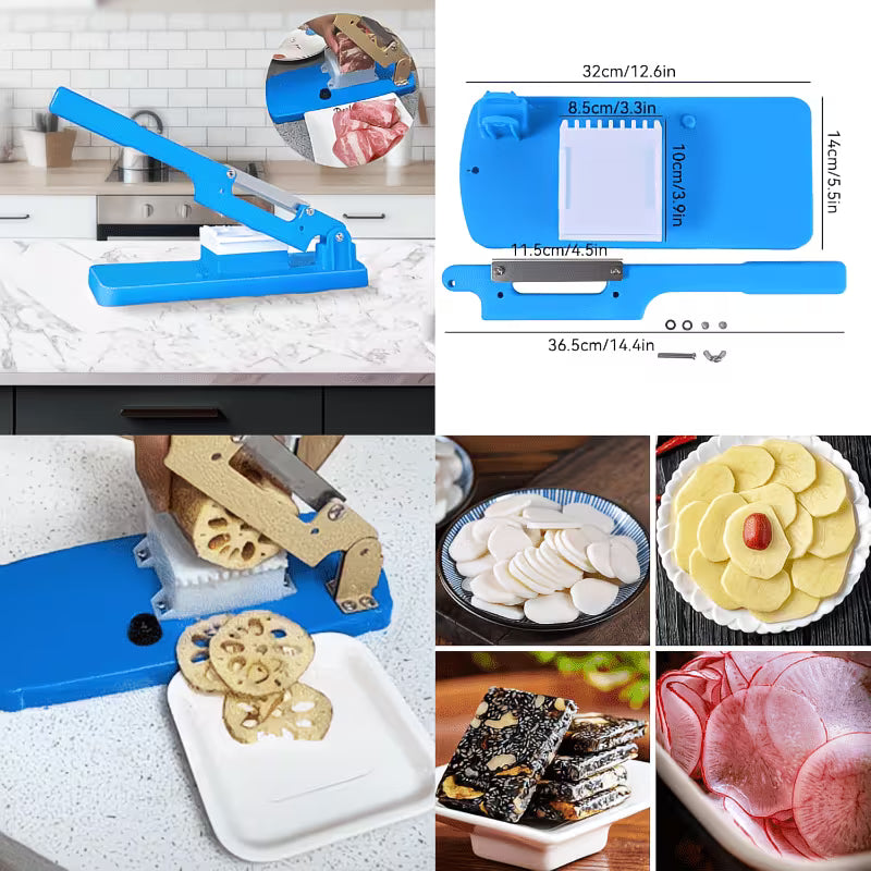 Multi-Functional Food Slicer – Easy, Detachable & No Battery Needed 🍎🥔