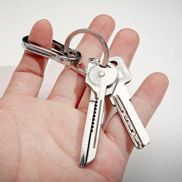 🗝️ छवटा कार्य भएको बहु-उपयोगी कुञ्जी चक्कु