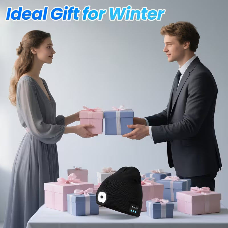Bluetooth LED Beanie Hat