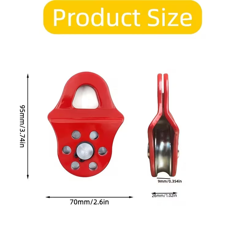 Heavy-Duty Universal Winch Towing Pulley