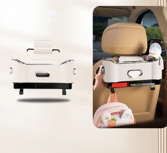 कार सिट पछाडिको लागि बहुउद्देश्यीय भण्डारण बाकस