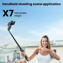AOCHUAN Smart M3 Handheld Selfie Stick Equipped With AI Tracking And 360° Rotation Without Blind Spots For Smartphone Photograph