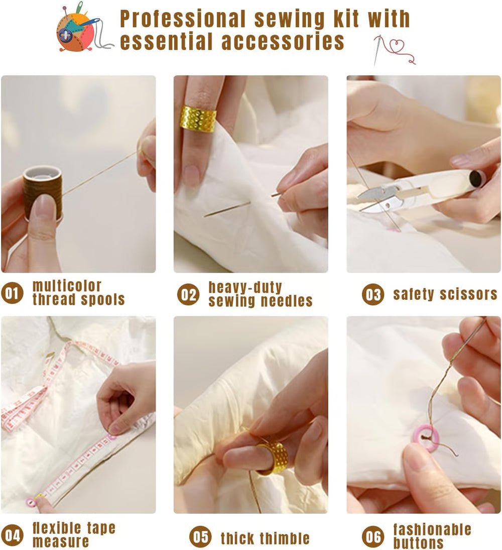 64 Pcs Magnetic sewing box 🧵