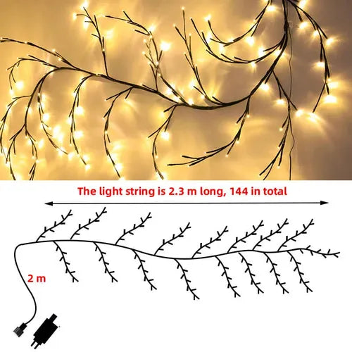🌟🌿 7.5Ft LED Willow Vine Lights