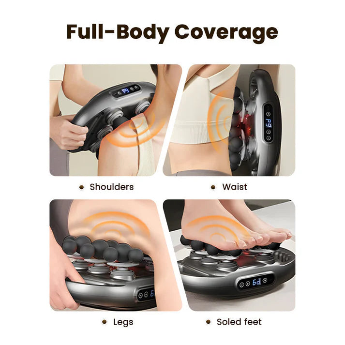 16-Head Muscle Massager – Deep tissue relief, automatic kneading.