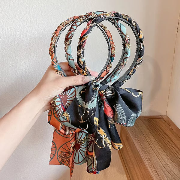 साटन कपडाको हेयर ब्यान्ड