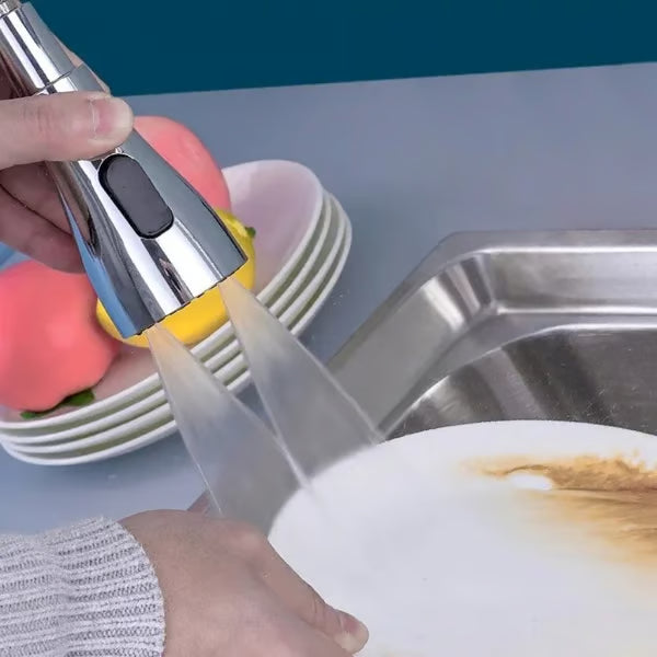 ३६०° घुम्न सक्ने – ३-फङ्क्सन किचन नल स्प्रे हेड