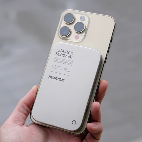 अल्ट्रा-पातलो चुम्बकीय वायरलेस पावर बैंक दुई-तरफा फास्ट चार्जिङ मोबाइल पावर सप्लाई