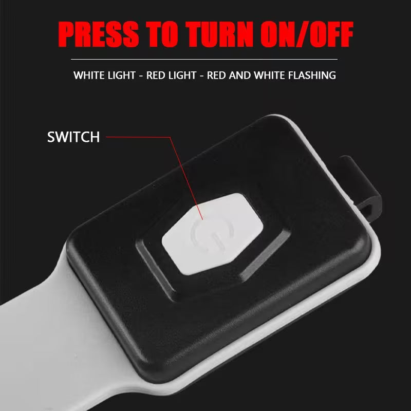 2pcs Ultra-Light COB Running Wrist Light