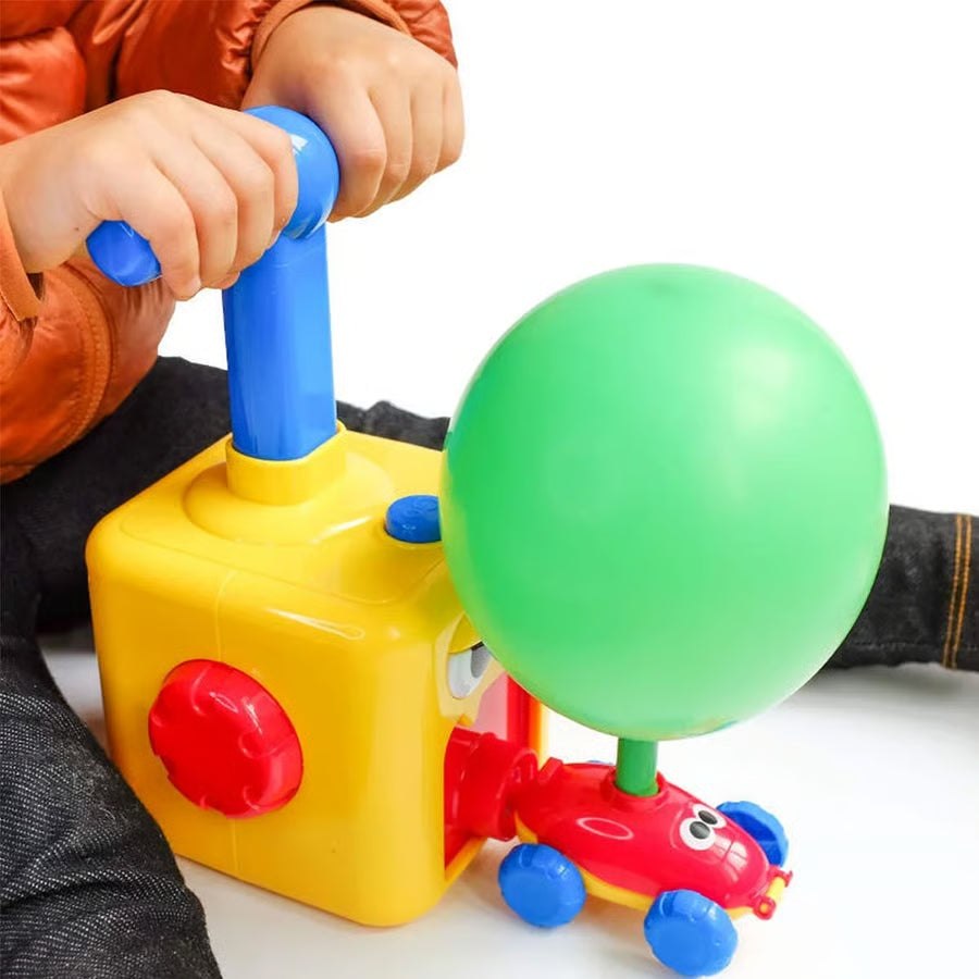 🎁Fun Packed Balloon Car Toy Pump Set