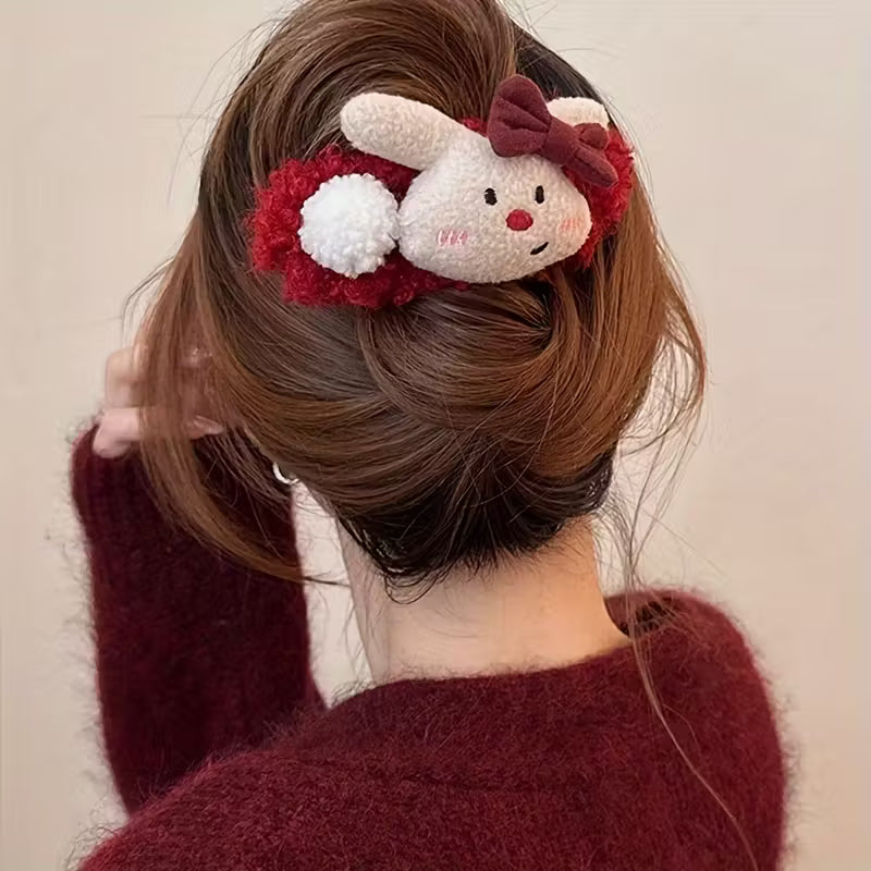 नयाँ उच्च-स्तरीय प्यारी बहुउपयोगी हेडब्यान्ड डकबिल क्लिप सहित