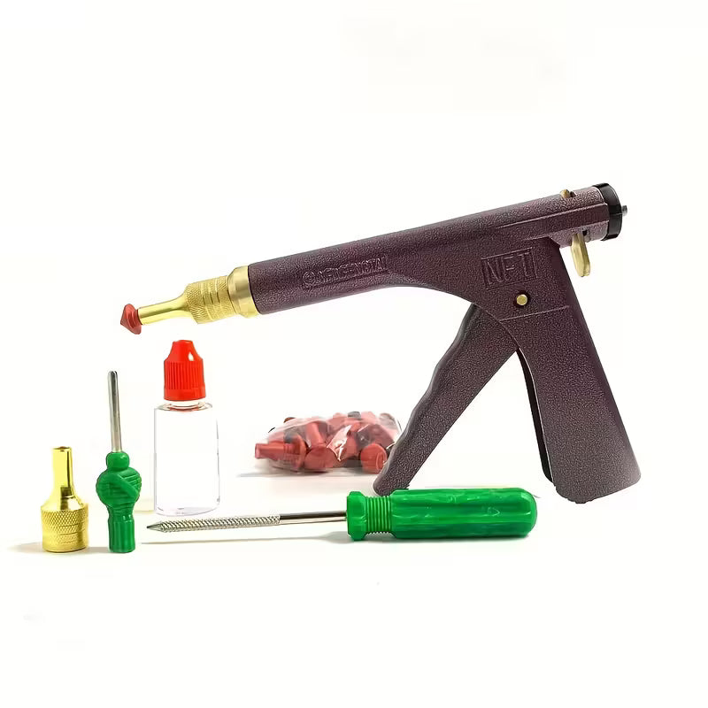 Car Tubeless Tire & Wheel Repair Gun Kit