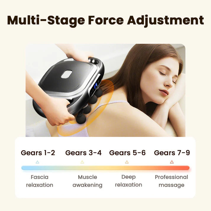 16-Head Muscle Massager – Deep tissue relief, automatic kneading.