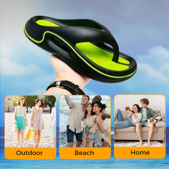 🔥Comfortable summer flip-flops with thick soles
