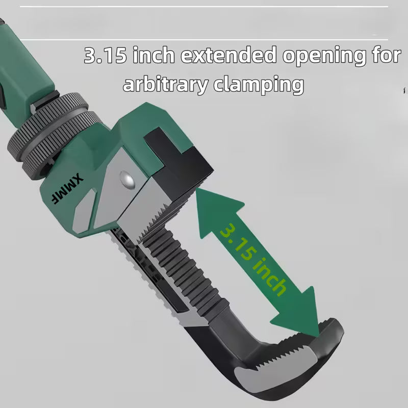औद्योगिक-स्तरको पाइप रेन्च - सार्वभौमिक छिटो समायोजन प्लम्बिङ रेन्च
