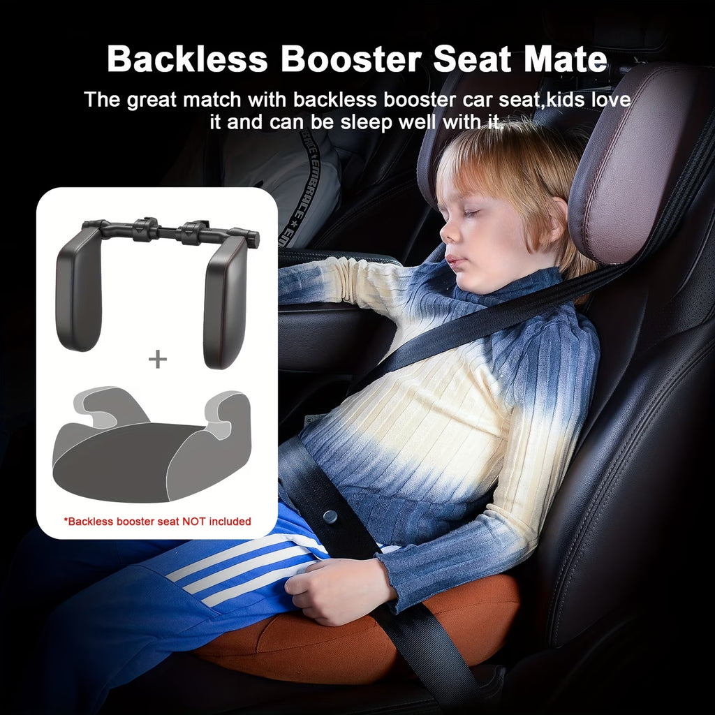 Adjustable Car Headrest Pillow for Side Sleeping