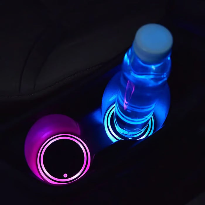 LED Car Cup Holder Lights
