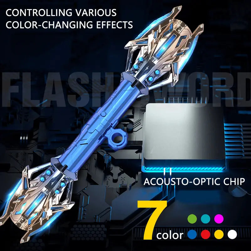 Telescopic lightsaber toy, a great holiday gift choice.