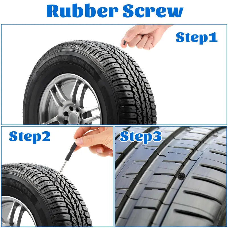 60 Tire Repair Screw Plugs 🚗