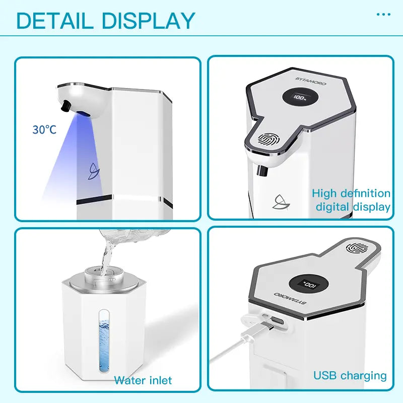 Automatic sensor foam hand soap dispenser 🧼