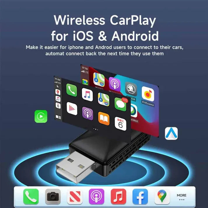 🔥Wireless CarPlay Box with USB Port