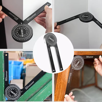 मिटर सॉ प्रो्ट्र्याक्टर ३६०° एङ्गल मापन उपकरण