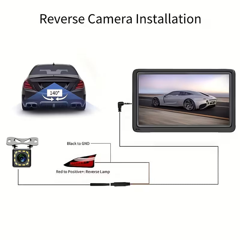 7-Inch Car Multimedia Player with HD Touchscreen