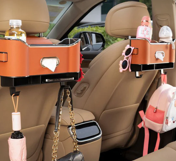 कार सिट पछाडिको लागि बहुउद्देश्यीय भण्डारण बाकस