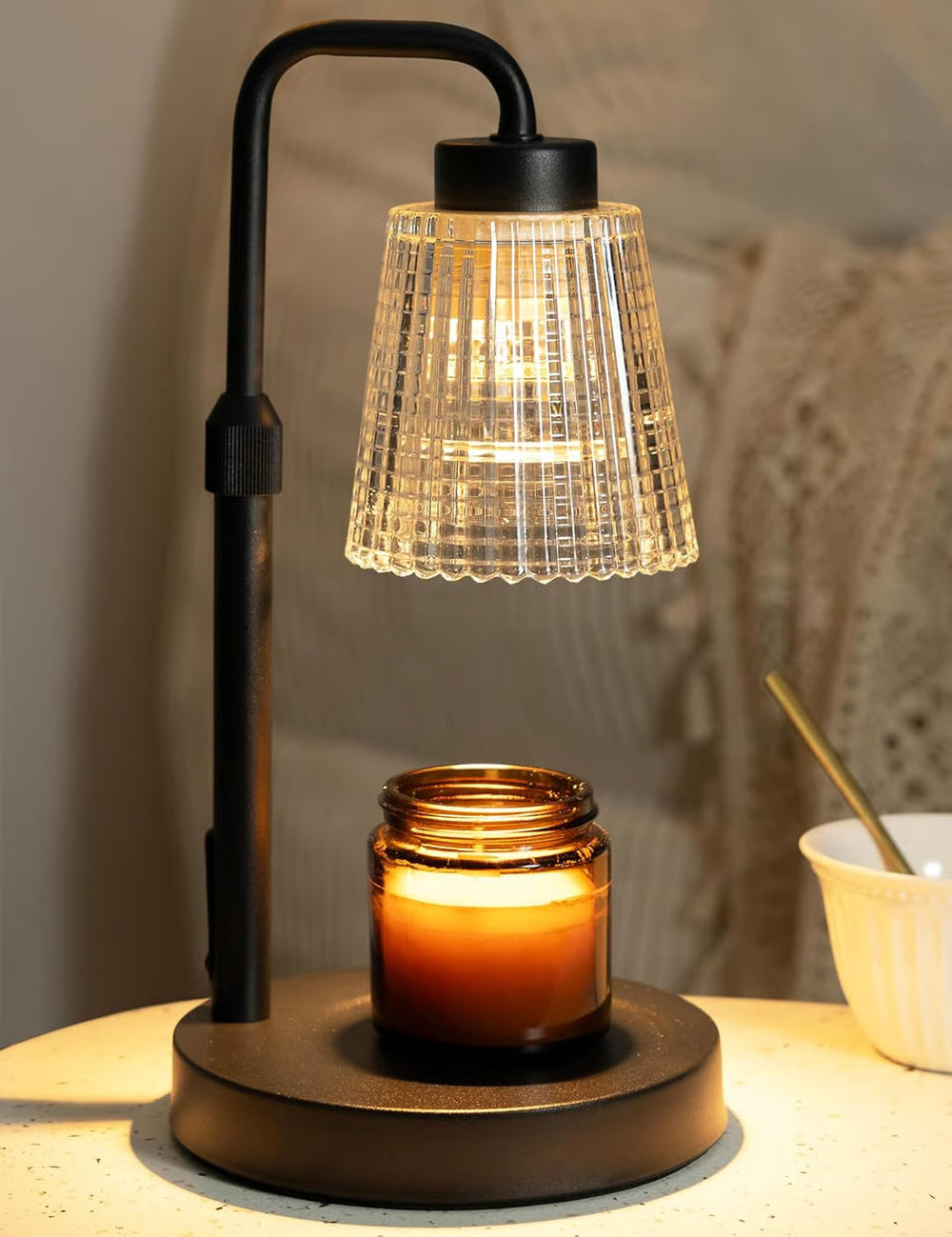 ⏰ Candle Warmer Lamp with Timer Dimmable 🕯️