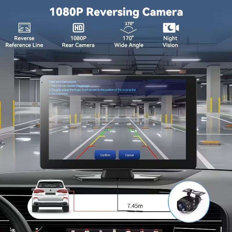 7-Inch Car Multimedia Player with HD Touchscreen