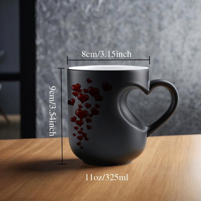 💥Heart-Shaped Color Changing Ceramic Mug✨☕️