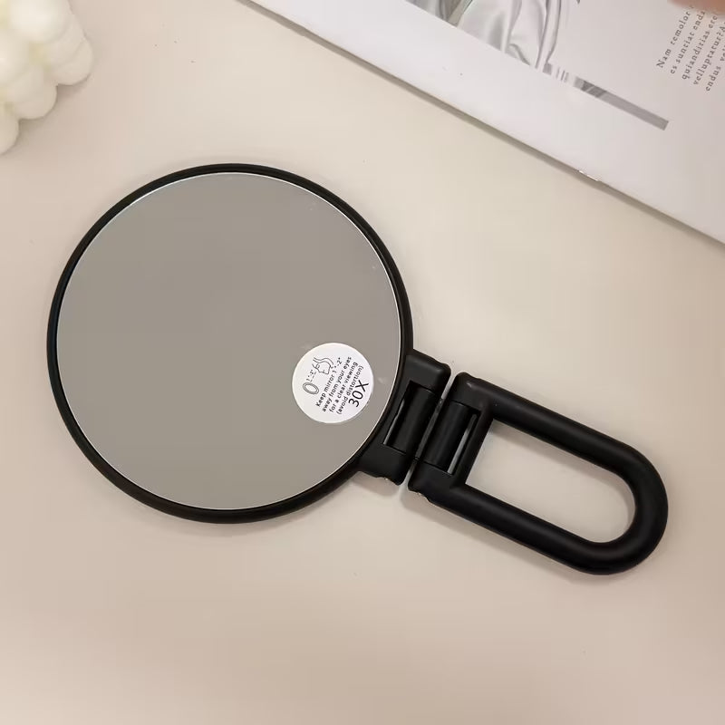 30X Magnifying Mirror with 360° Adjustable & Foldable Handle
