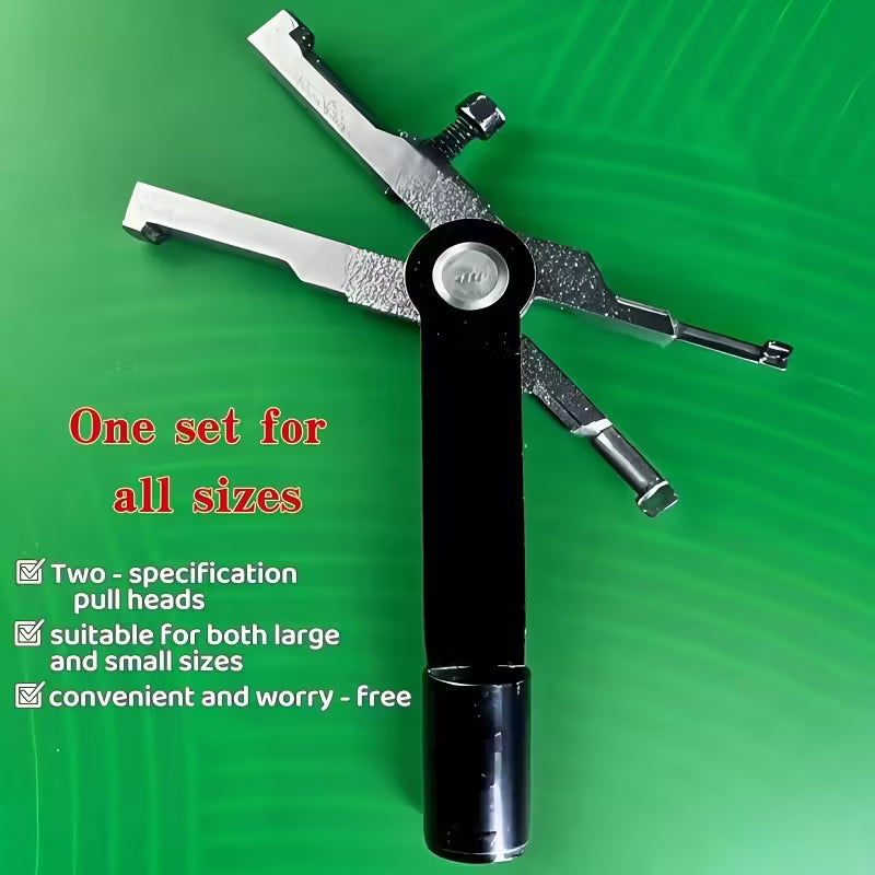 कार्बन स्टिल डुअल-हेड बेयरिङ हटाउने उपकरण (१५–४५ मिमि)