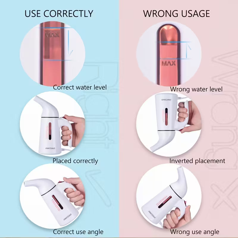 Handheld Clothing Steamer For Garment