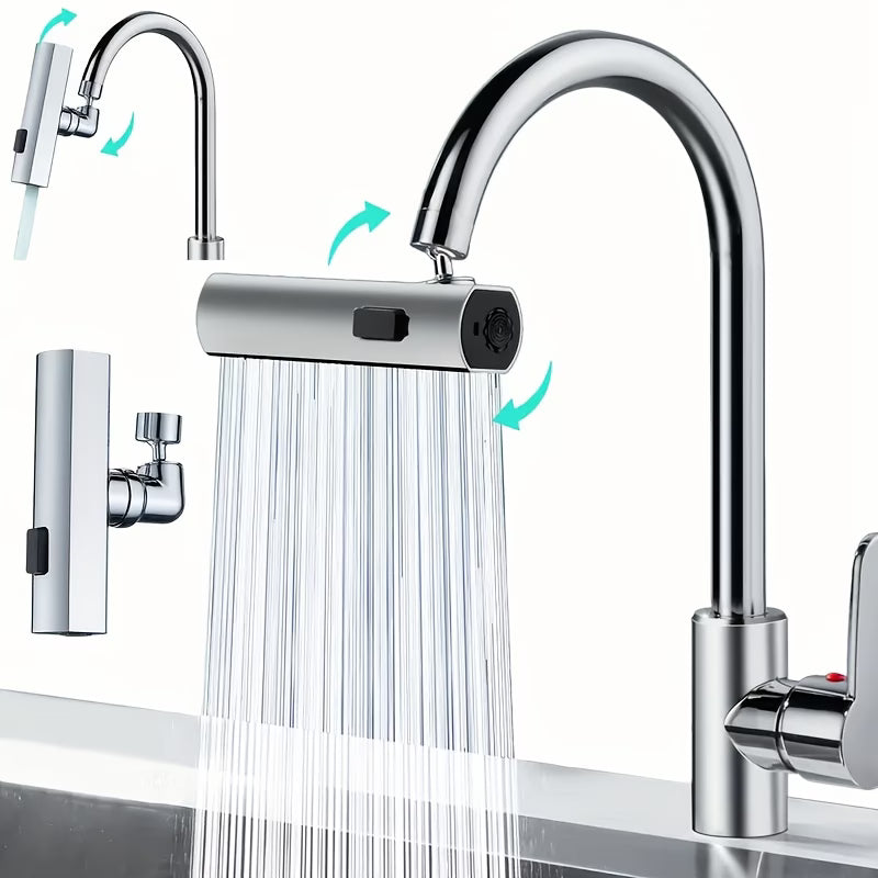 3-in-1 360° Rotating Waterfall Kitchen Faucet